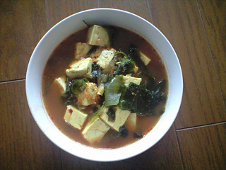豆腐とわかめのスープカレー1