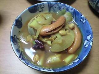 豆のスープカレー1