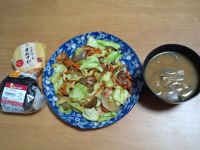 カレー野菜炒め1