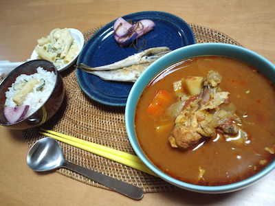 手羽元野菜スープカレー1