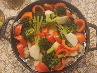 蒸し野菜鍋2