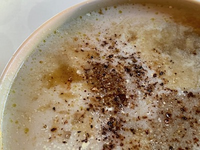 豆乳参鶏湯スープカレースープ4