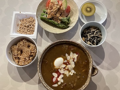 キーマ野菜カレー1