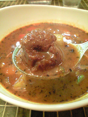 鹿肉スープカレー2