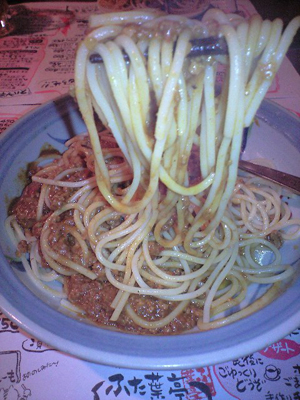 スパゲティカレーミートソース2