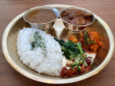 ネパールカレーとダルドリンクセット3