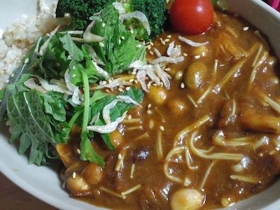 きのこ豆カレー2