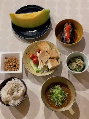 無花果チャツネのキーマカレー1