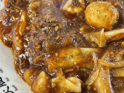 スパイシー牛すじ中華カレー2