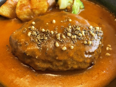 鉄板ハンバーグ5