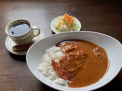 鹿追豚カツカレーセット1