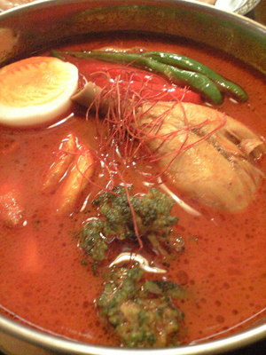 チキン野菜スープカレー1