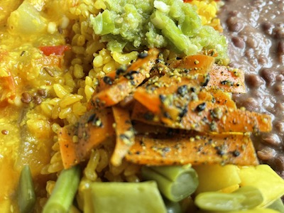 カレーとサラダ6