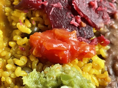 カレーとサラダ8