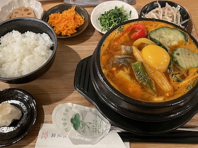夏野菜カレースンドゥブセット1