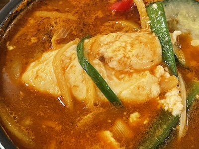 夏野菜カレースンドゥブセット7