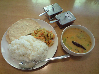 南インド風豆カレー1