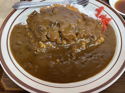 カツカレーと餃子2