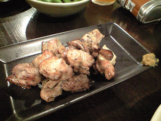 宮崎鶏の炭火焼き