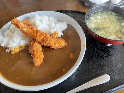 カレーと味噌汁1