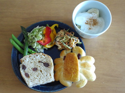 朝食プレート1