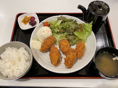 カキフライ定食