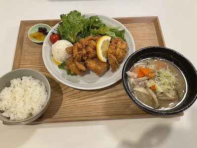 唐揚げ定食1