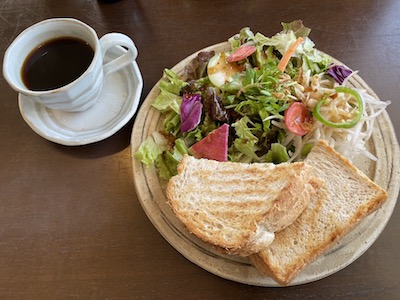 サンドイッチとコーヒー1