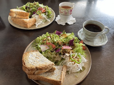 サンドとコーヒー1