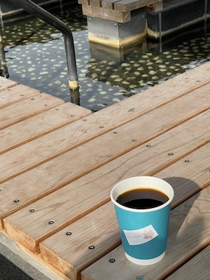 足湯とコーヒー3