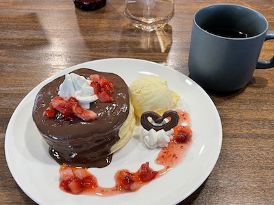 パンケーキとコーヒー1